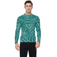 Tropical Monstera  Men s Long Sleeve Rash Guard by ConteMonfrey