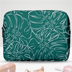 Tropical Monstera  Make Up Pouch (large) by ConteMonfrey