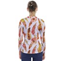 Hot Colors Nature Glimpse V-Neck Long Sleeve Top View2