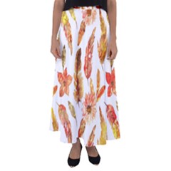 Hot Colors Nature Glimpse Flared Maxi Skirt by ConteMonfrey