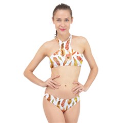 Hot Colors Nature Glimpse High Neck Bikini Set by ConteMonfrey