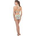 Leaves And Feathers - Nature Glimpse Halter Side Cut Swimsuit View2