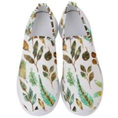 Leaves And Feathers - Nature Glimpse Men s Slip On Sneakers by ConteMonfrey