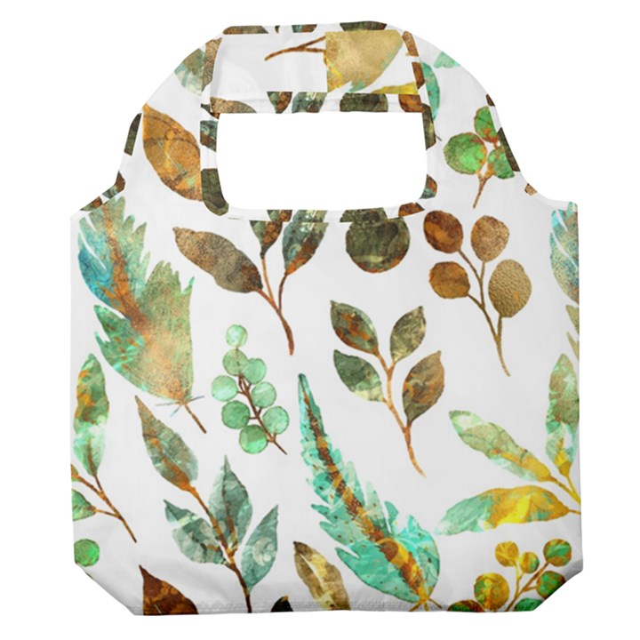 Leaves And Feathers - Nature Glimpse Premium Foldable Grocery Recycle Bag