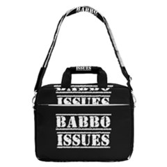 Babbo Issues - Italian Humor Macbook Pro 16  Shoulder Laptop Bag by ConteMonfrey