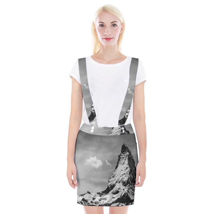 Matterhorn Switzerland Mountain Nature Braces Suspender Skirt