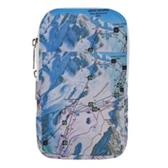 Map Zermatt The Alps Matterhorn Switzerland Mountain Nature Waist Pouch (small) by Wegoenart