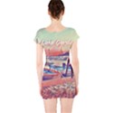 Boats On Lake Garda Short Sleeve Bodycon Dress View2