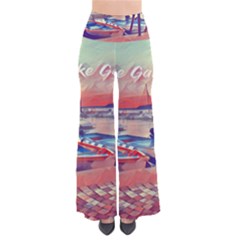 Boats On Lake Garda So Vintage Palazzo Pants by ConteMonfrey