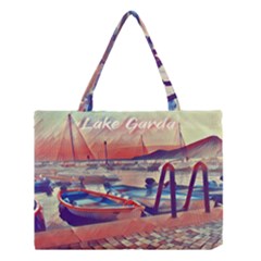 Boats On Lake Garda Medium Tote Bag by ConteMonfrey