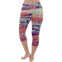 Boats On Lake Garda Lightweight Velour Capri Yoga Leggings View4