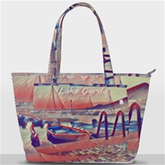 Boats On Lake Garda Back Pocket Shoulder Bag  by ConteMonfrey