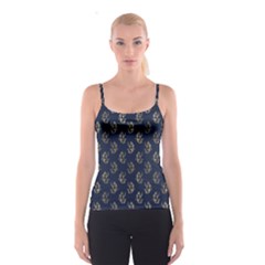 Gold Mermaids Silhouettes Spaghetti Strap Top by ConteMonfrey