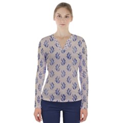 Mermaids Are Real V-neck Long Sleeve Top by ConteMonfrey