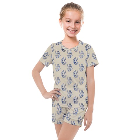 Mermaids Are Real Kids  Mesh Tee And Shorts Set by ConteMonfrey