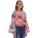 Unicorn Clouds Boho Long Bell Sleeve Top View3