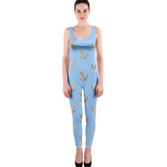 Gold Anchors Long Live   One Piece Catsuit by ConteMonfrey