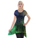 Tye Dye Vibing Short Sleeve Side Drop Tunic View1