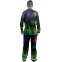 Tye Dye Vibing Men s Long Sleeve Satin Pajamas Set View2