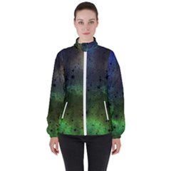 Tye Dye Vibing Women s High Neck Windbreaker by ConteMonfrey