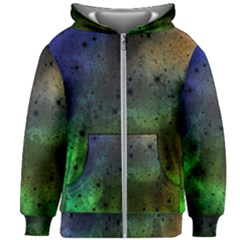 Tye Dye Vibing Kids  Zipper Hoodie Without Drawstring