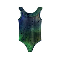 Tye Dye Vibing Kids  Frill Swimsuit by ConteMonfrey