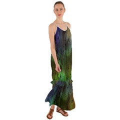 Tye Dye Vibing Cami Maxi Ruffle Chiffon Dress by ConteMonfrey