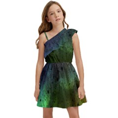 Tye Dye Vibing Kids  One Shoulder Party Dress by ConteMonfrey