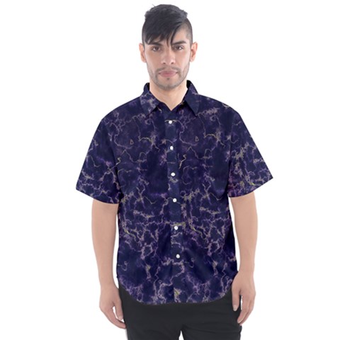 Ocean Storm Men s Short Sleeve Shirt by ConteMonfrey