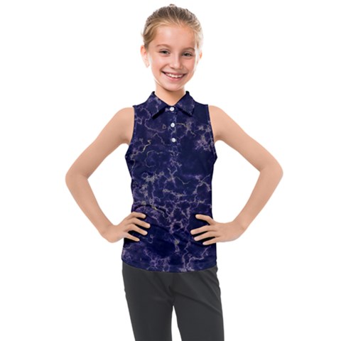 Ocean Storm Kids  Sleeveless Polo Tee by ConteMonfrey