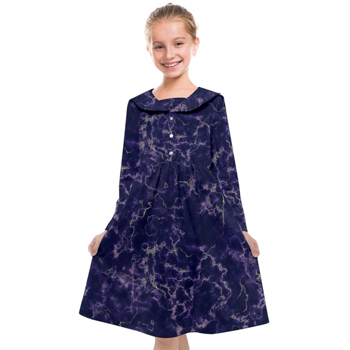 Ocean Storm Kids  Midi Sailor Dress