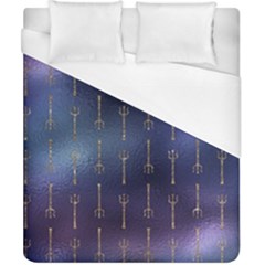 Trident On Blue Ocean  Duvet Cover (california King Size) by ConteMonfrey