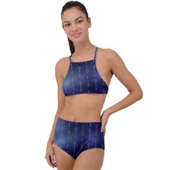 Trident On Blue Ocean  High Waist Tankini Set by ConteMonfrey