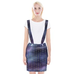 Trident On Blue Ocean  Braces Suspender Skirt by ConteMonfrey