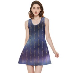 Trident On Blue Ocean  Inside Out Reversible Sleeveless Dress by ConteMonfrey