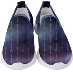 Trident On Blue Ocean  Kids  Slip On Sneakers by ConteMonfrey