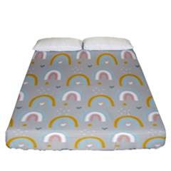 Rainbow Pattern Fitted Sheet (queen Size) by ConteMonfrey