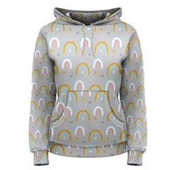 Rainbow Pattern Women s Pullover Hoodie by ConteMonfrey