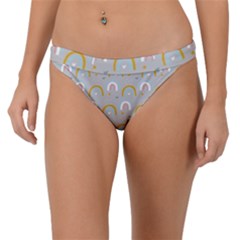 Rainbow Pattern Band Bikini Bottom by ConteMonfrey