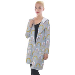 Rainbow Pattern Hooded Pocket Cardigan by ConteMonfrey