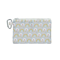 Rainbow Pattern Canvas Cosmetic Bag (small) by ConteMonfrey