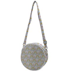 Rainbow Pattern Crossbody Circle Bag by ConteMonfrey