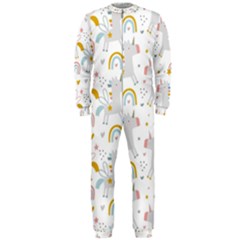 Unicorns Rainbow Onepiece Jumpsuit (men) by ConteMonfrey