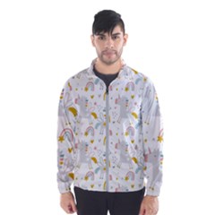 Unicorns Rainbow Men s Windbreaker by ConteMonfrey