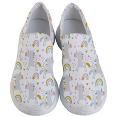 Unicorns Rainbow Women s Lightweight Slip Ons by ConteMonfrey