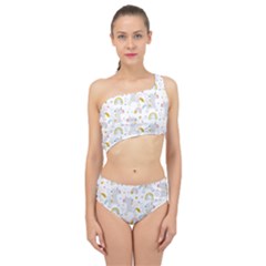 Unicorns Rainbow Spliced Up Two Piece Swimsuit by ConteMonfrey