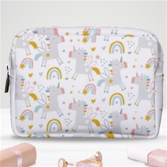 Unicorns Rainbow Make Up Pouch (medium) by ConteMonfrey