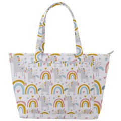 Unicorns, Hearts And Rainbows Back Pocket Shoulder Bag  by ConteMonfrey