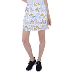 Unicorns, Hearts And Rainbows Tennis Skirt by ConteMonfrey