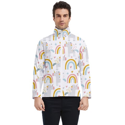 Unicorns, Hearts And Rainbows Men s Bomber Jacket by ConteMonfrey